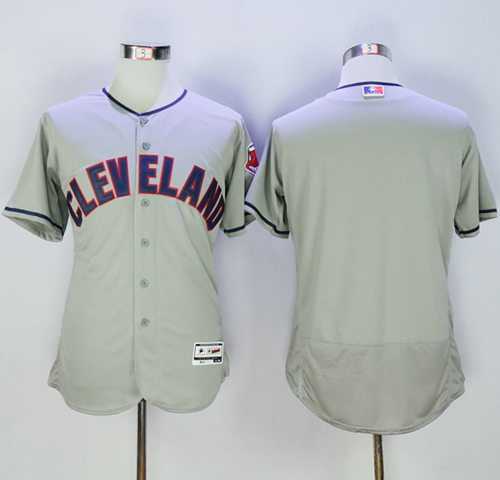 Cleveland Indians Customized Men's Gray Flexbase Collection Stitched Baseball Jersey,We sell and wholesale Cleveland Indians Customized Men's Gray Flexbase Collection Stitched Baseball Jersey on line form chian!